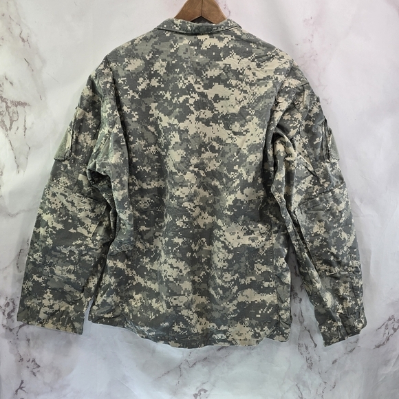 Military Jacket Mens medium short Digital Camo Desert Top Shirt Air Force Army - Picture 4 of 10